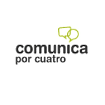 Comunica por cuatro logo