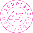 Escuela45 publicidad logo