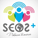 Seos+ "Potencia tu marca" logo