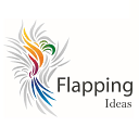 Flapping logo