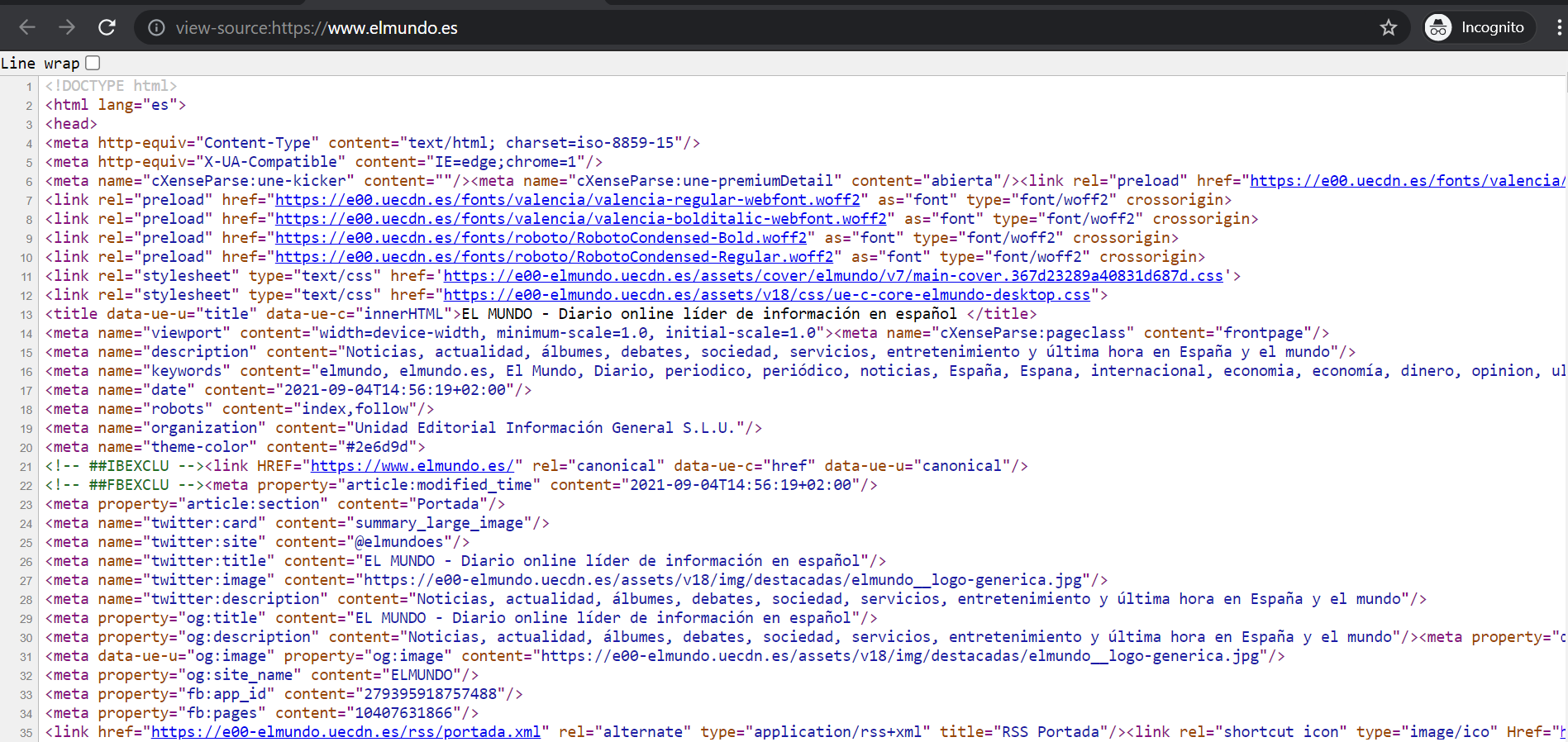 ¿Cómo ver el código fuente de una página web?