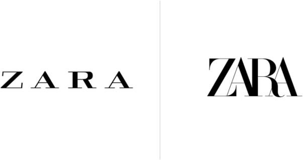 rebranding logotipo Zara