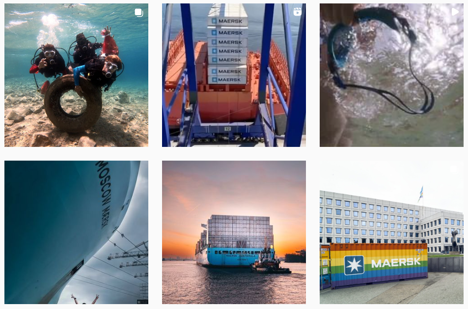 Maersk ha sabido usar sus redes sociales para contar historias que conectan