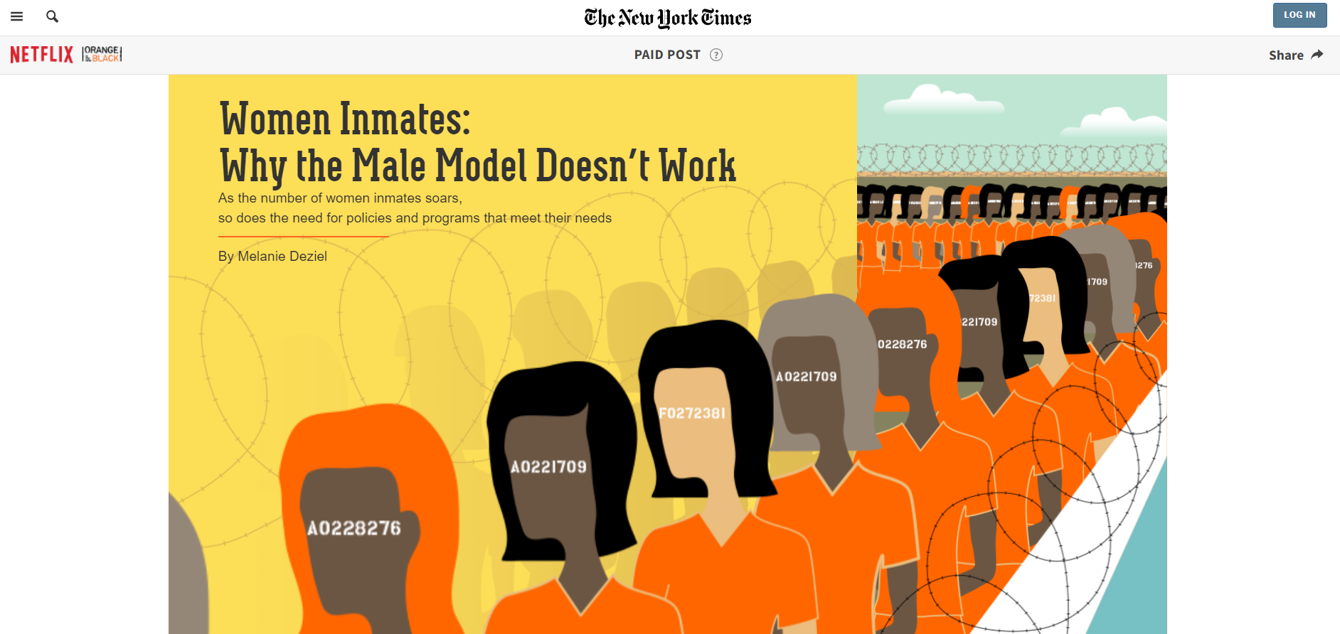orange is the new black article the new york times