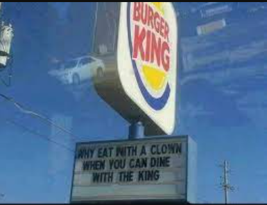 Burger King también ha sabido aprovechar el marketing de guerrilla para provocar a los clientes de su competencia.