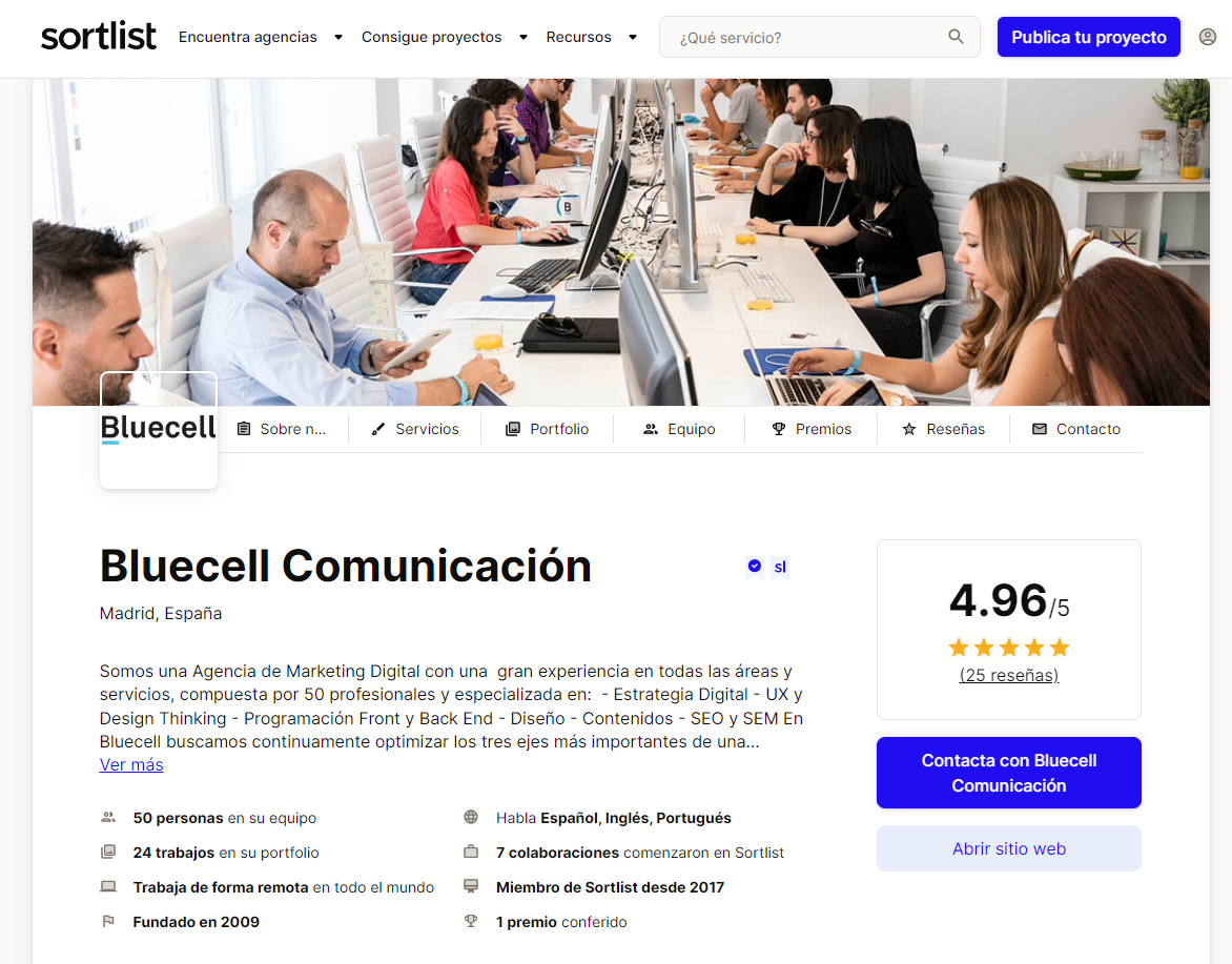 Bluecell : Agencia del Kit Digital