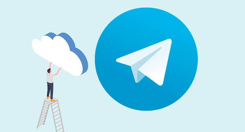 nube de telegram
